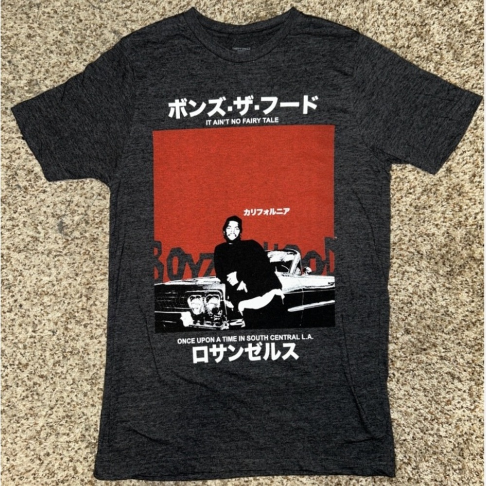 Ice Cube T Shirt Mens Size M Boyz N The Hood South Central LA Japanese Letters